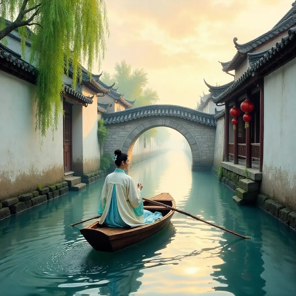 Rowing Through Time: Hanfu in a Historic Chinese Water Town