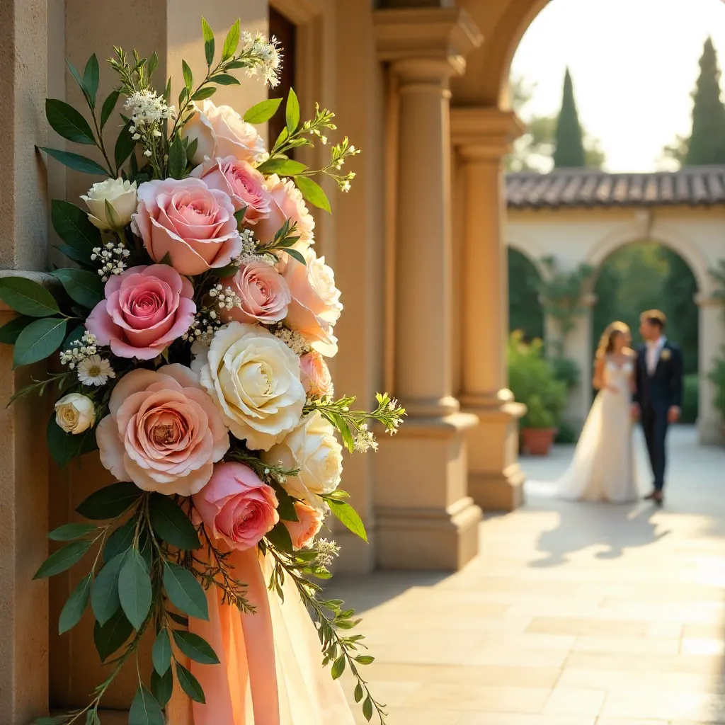 Elegant Pink and White Florals for an Italian Wedding