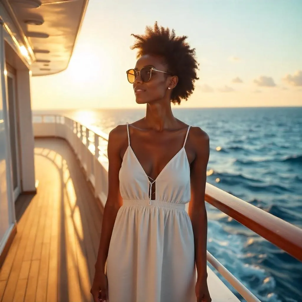 Golden Hour Portrait on a Luxury Cruise