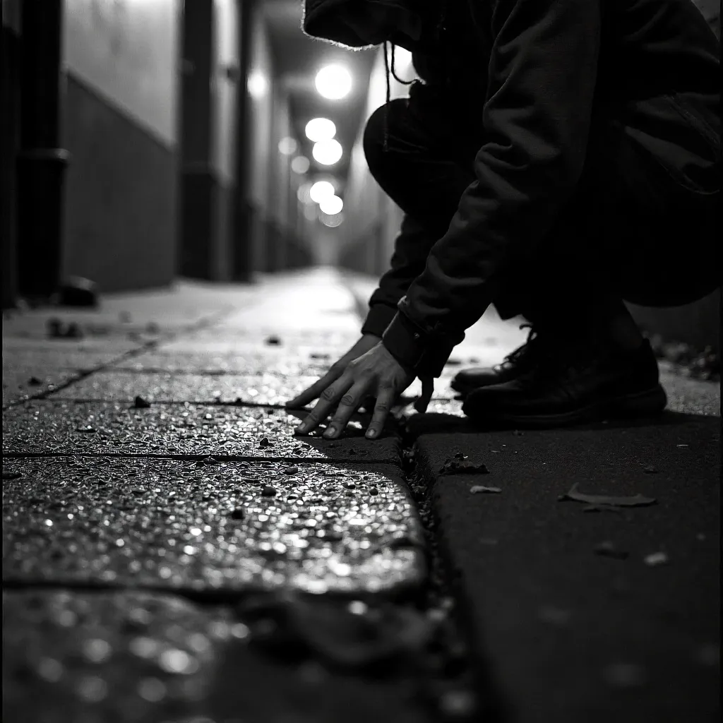 Moody Monochrome Ground Inspection
