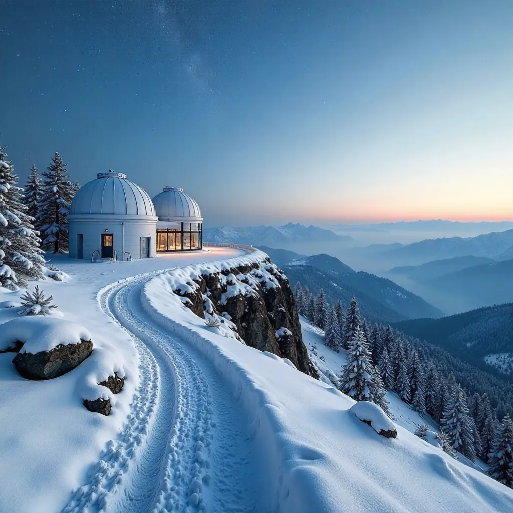 Winter Observatory at Serra da Estrela, Guarda