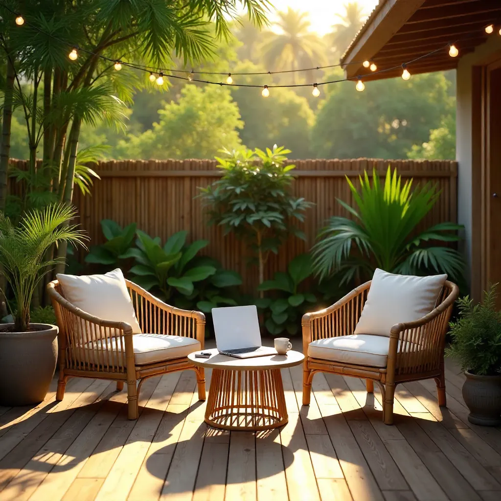 Bamboo Terrace: Remote Work Oasis
