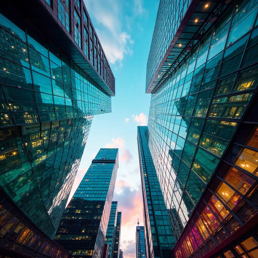 Symmetry and Color in Berlin's Upward Architecture