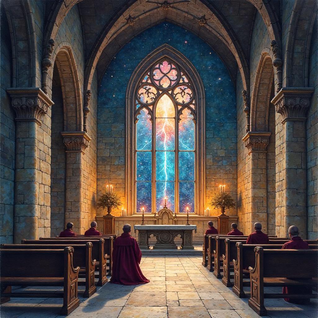 Supernova in a Monastery: Watercolor Reverie