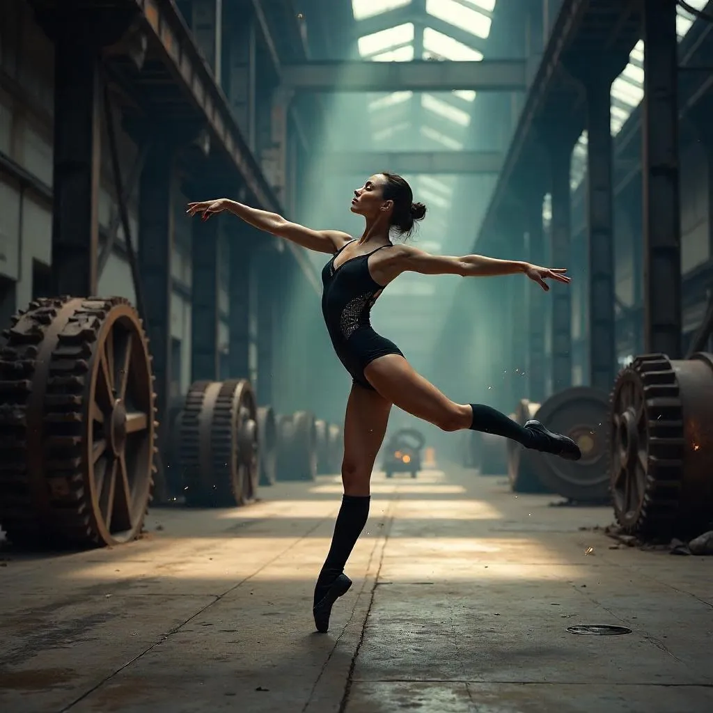 Dance of Gears: Photorealistic Industrial Ballet