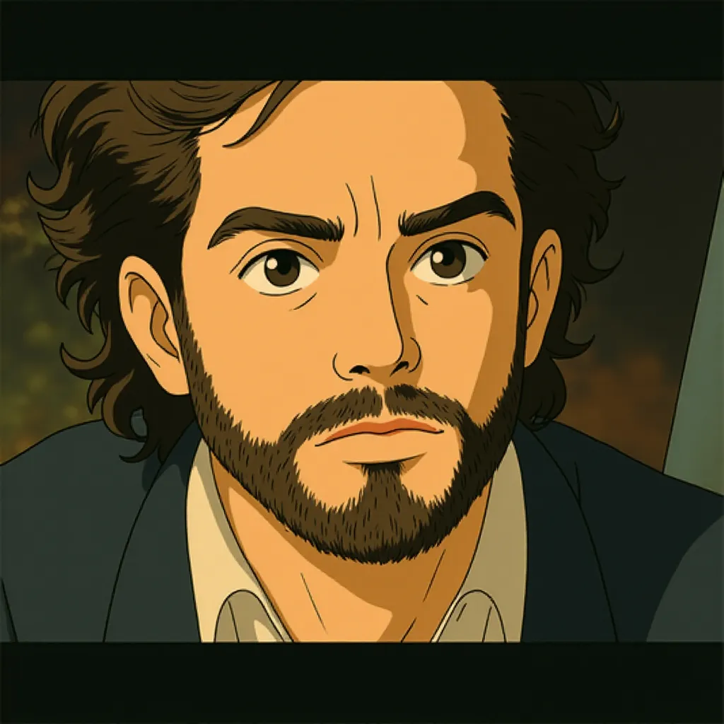 Edgar Ramírez in Zero Dark Thirty (2012) - Anime style