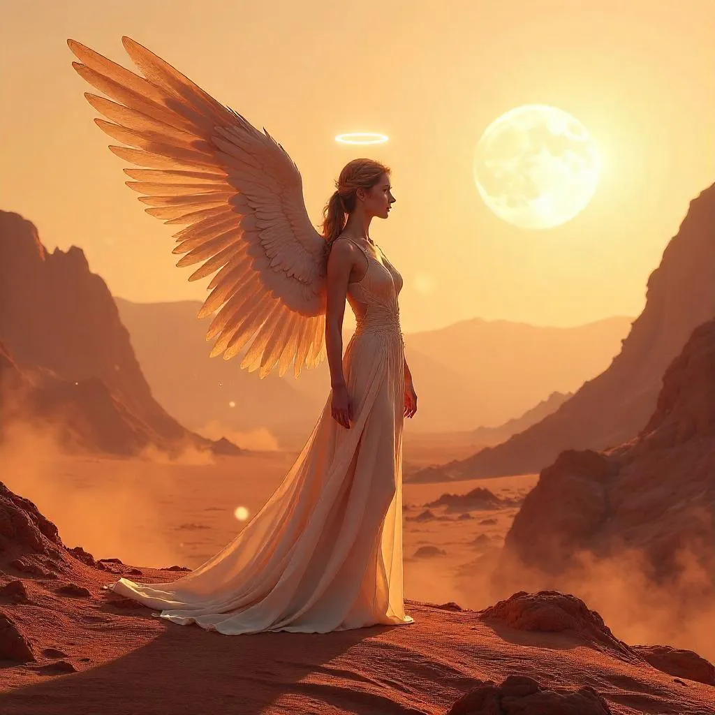 Angel on Mars: Concept Art in Red Desert