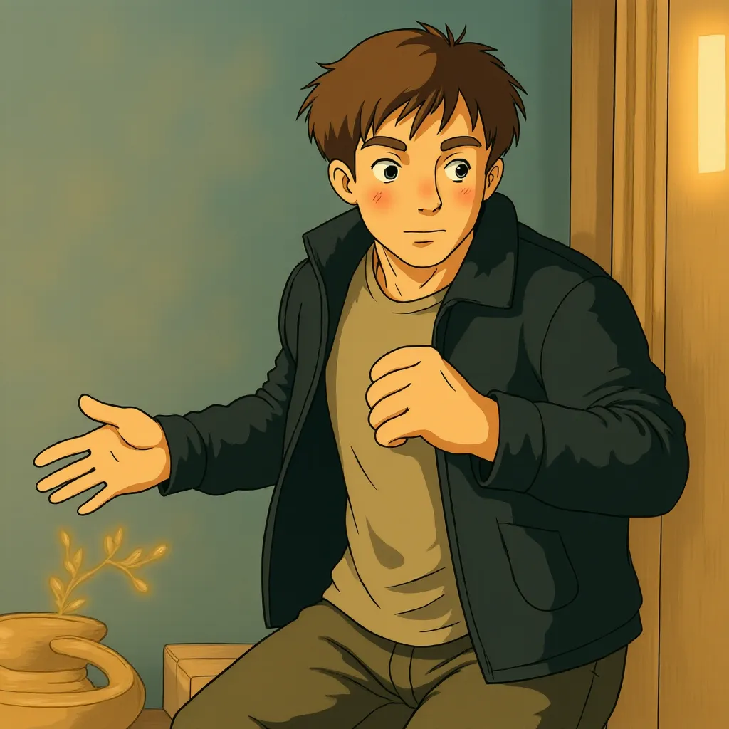 Jeremy Renner in The Bourne Legacy (2012) - Anime style