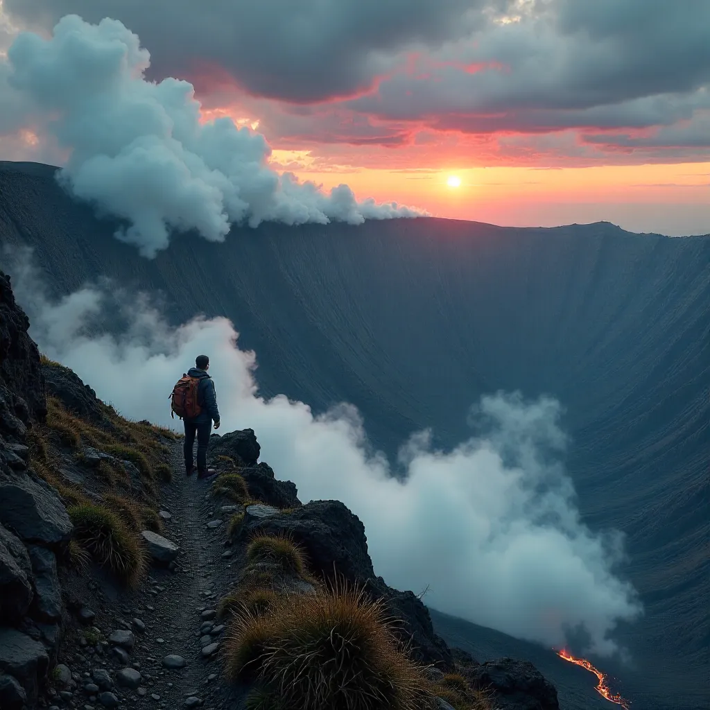 Crater of Mist: A Volcanic Landscape
