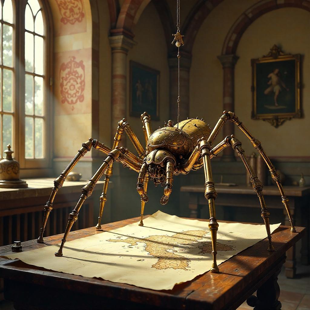 Spider Concept Art in Renaissance Italy