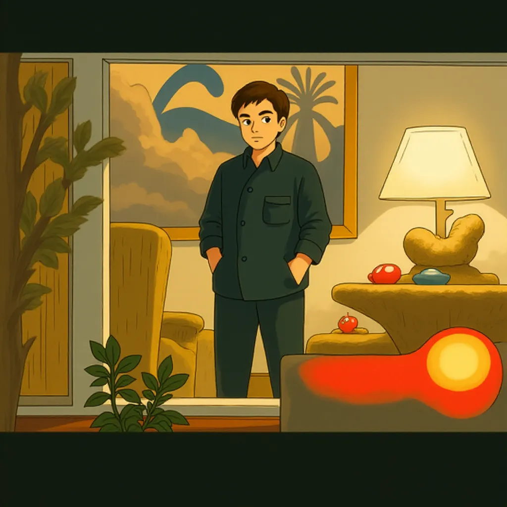 Joel Edgerton in The Gift (2015) - Anime style