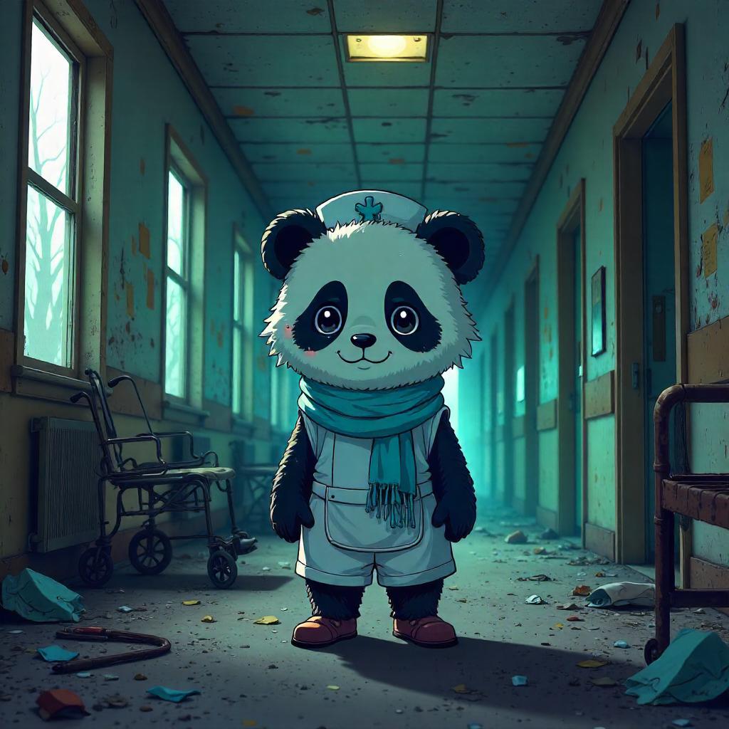 Panda in an Abandoned Asylum – Anime Night