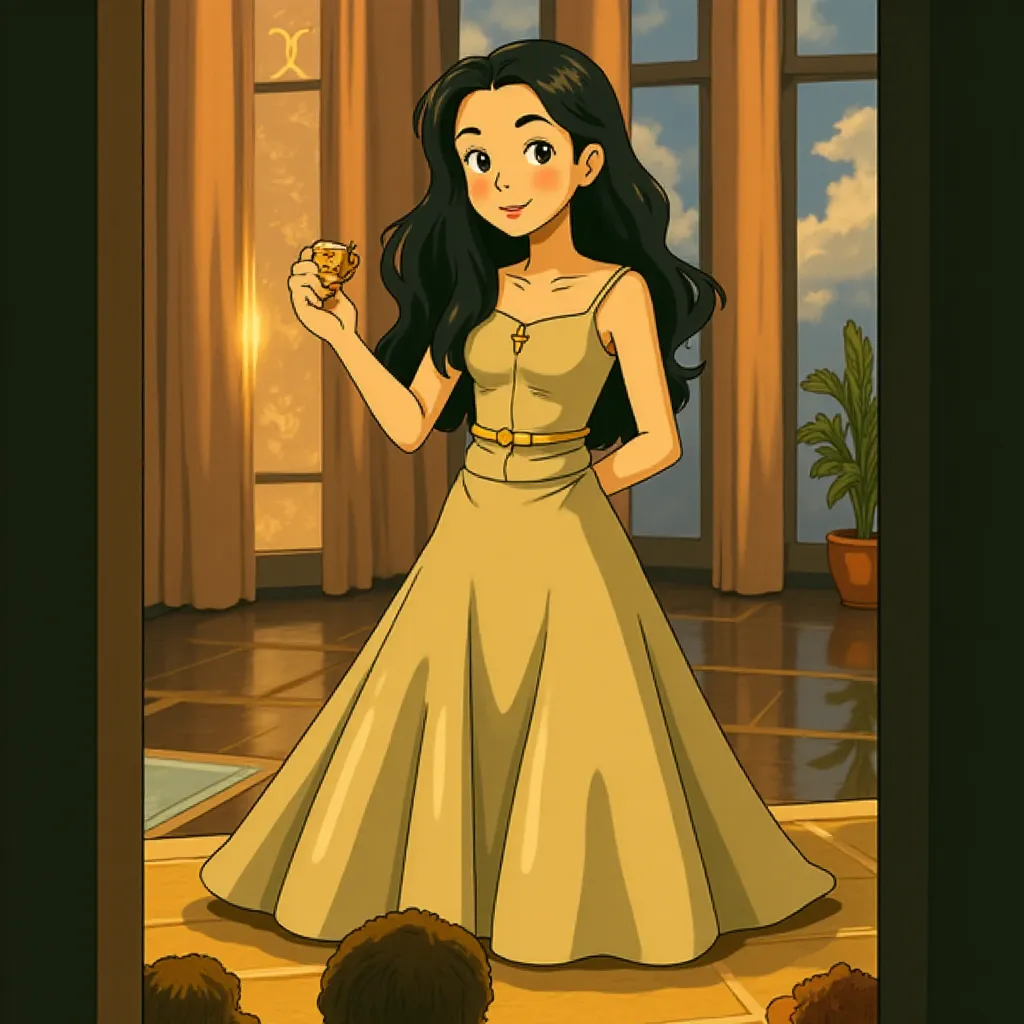Demi Moore at an event for The Substance (2024) - Ghibli style