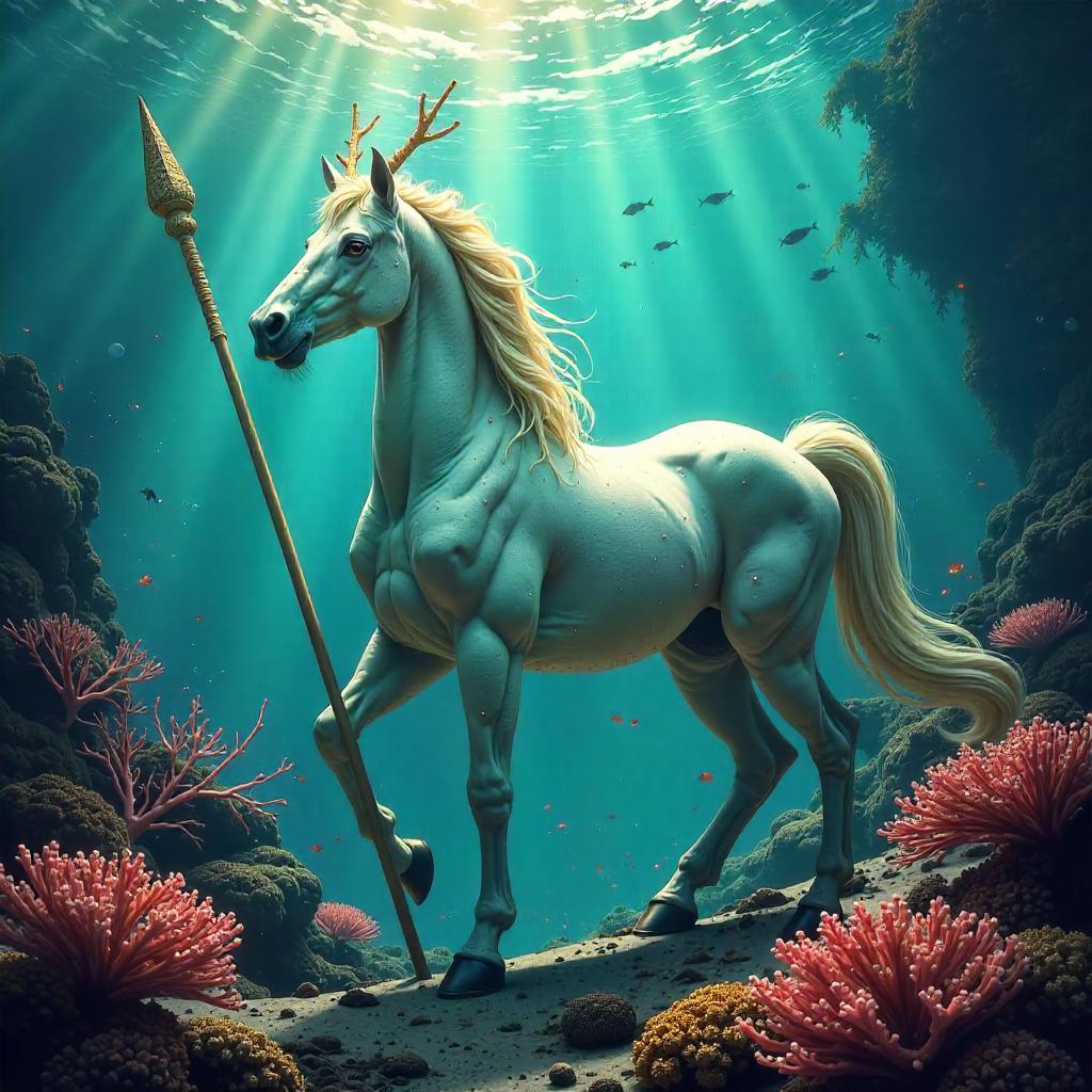 Coral Reef Centaur Concept Art