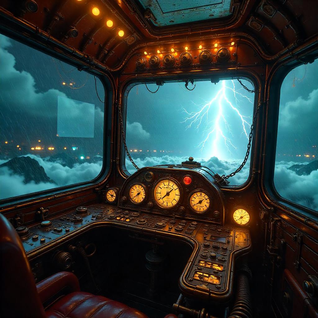 Storm Inside a Time Machine: Photorealistic Voyage