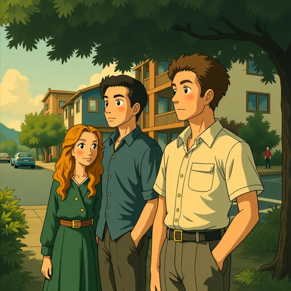 Vince Vaughn, Drea de Matteo, and Joe Manganiello in Nonnas (2025) - Ghibli style