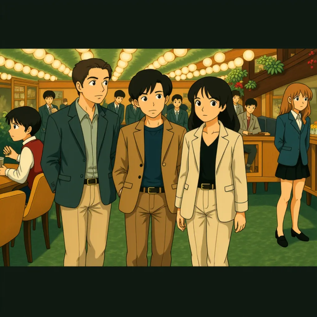 Marion Cotillard and Chin Han in Contagion (2011) - Anime style