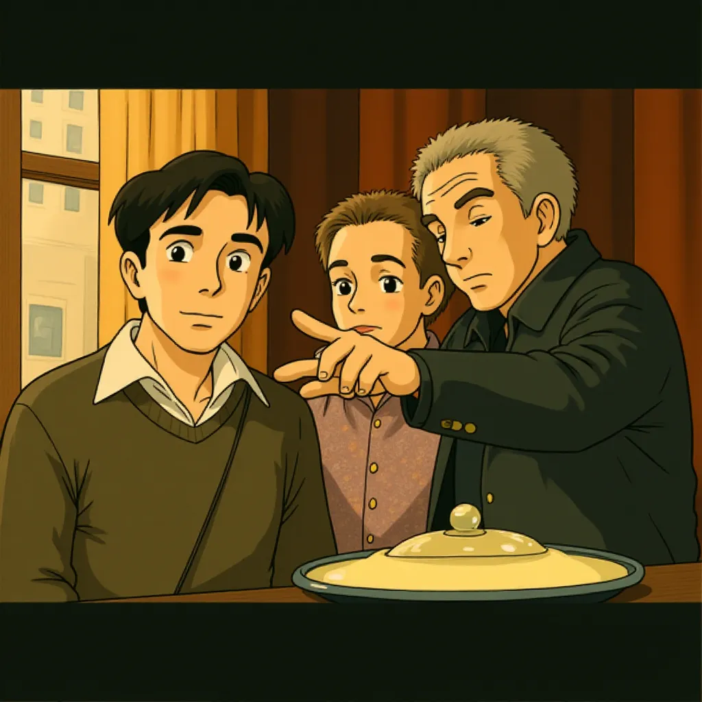 Morgan Freeman in Lucky Number Slevin (2006) - Anime style