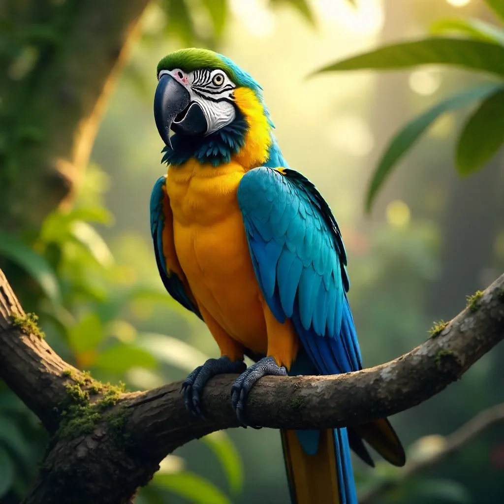 Blue and Yellow Macaw at Omaha Zoo