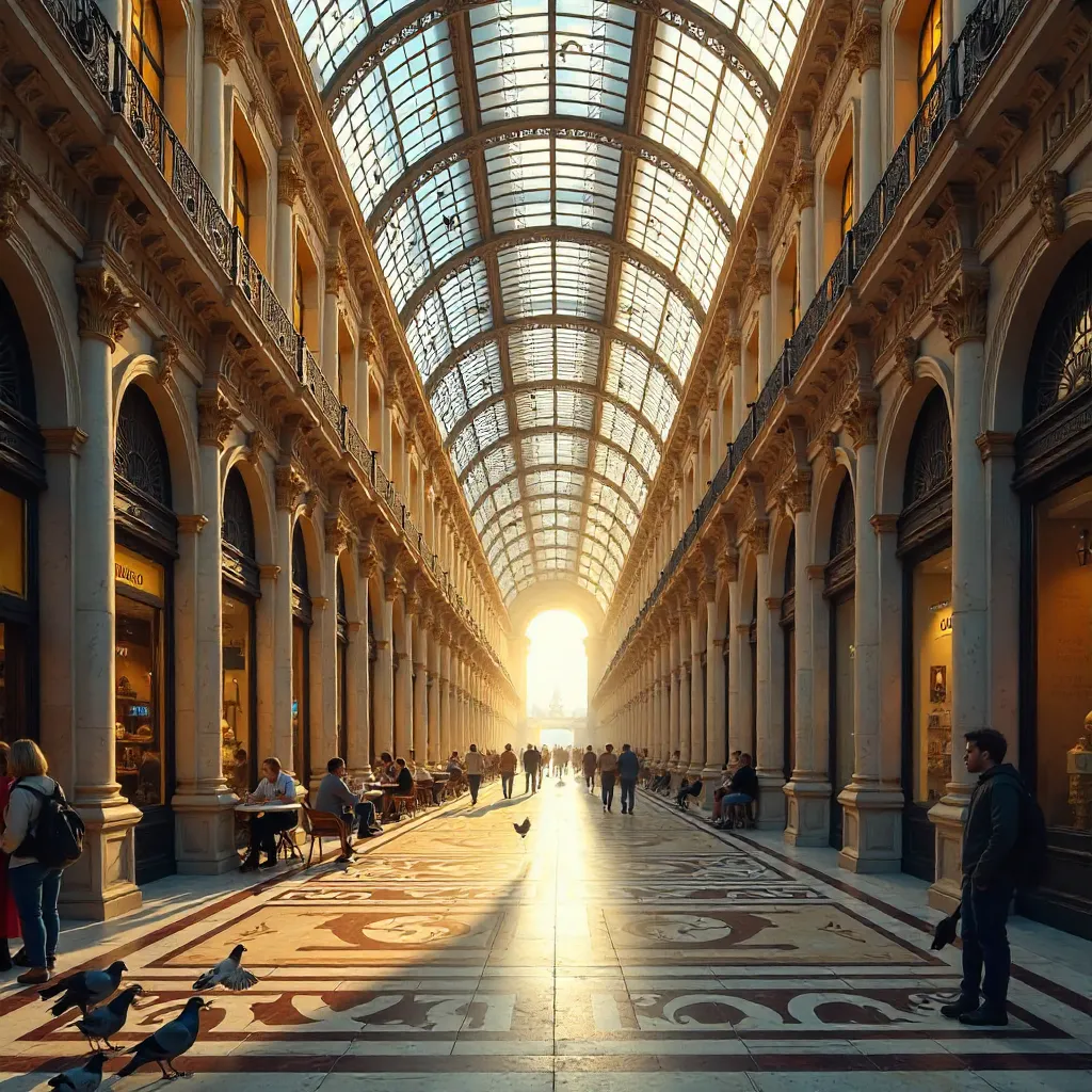 Majestic Galleria Umberto I, Naples in Light