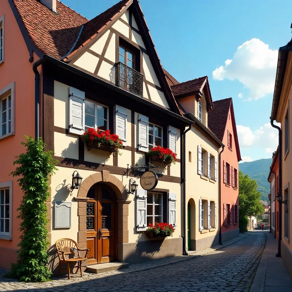 Charming Boutique Hotel Façade in Bernkastel-Kues