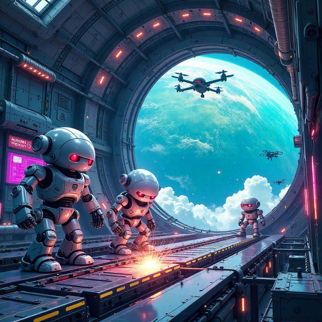 Planetary Dreams: Anime Robots at Work