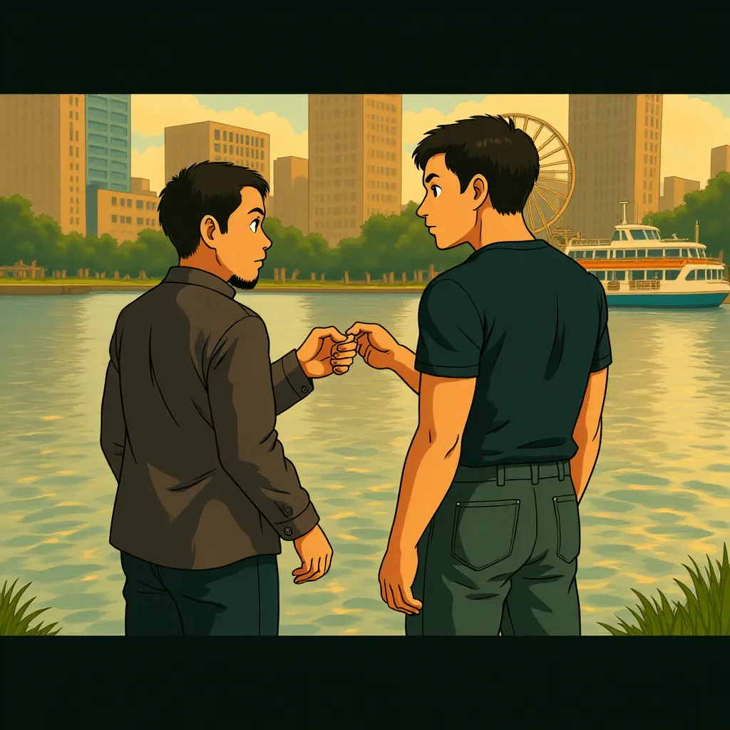 Will Smith and Martin Lawrence in Bad Boys: Ride or Die (2024) - Anime style