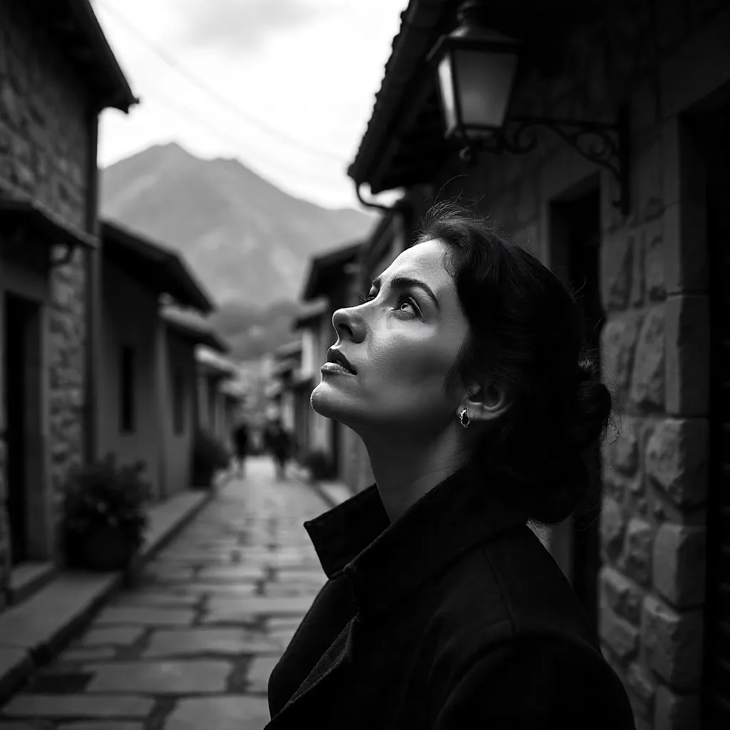 Dramatic B&W Portrait in Kayseri, Türkiye