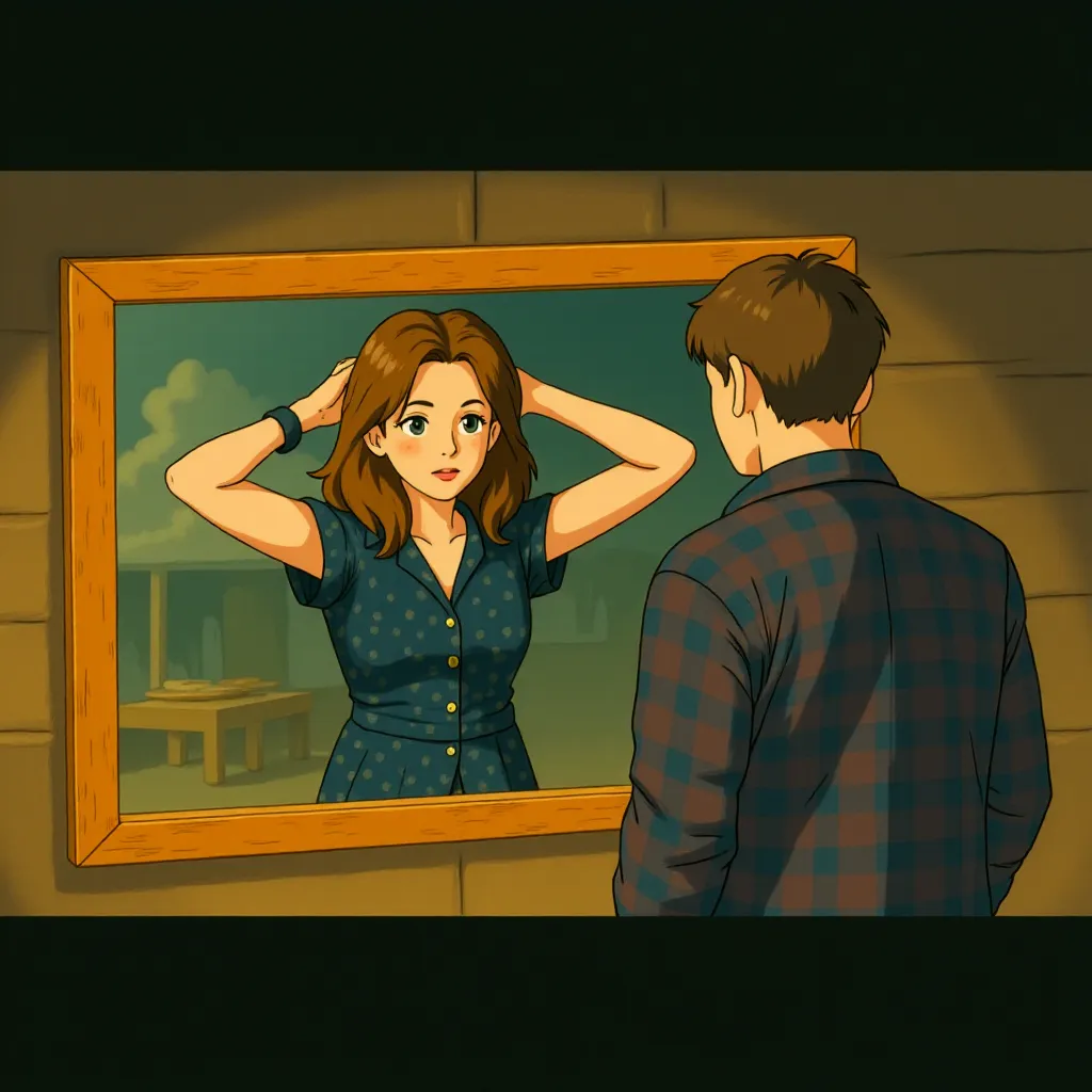 Jesse Williams and Kristen Connolly in The Cabin in the Woods (2011) - Anime style