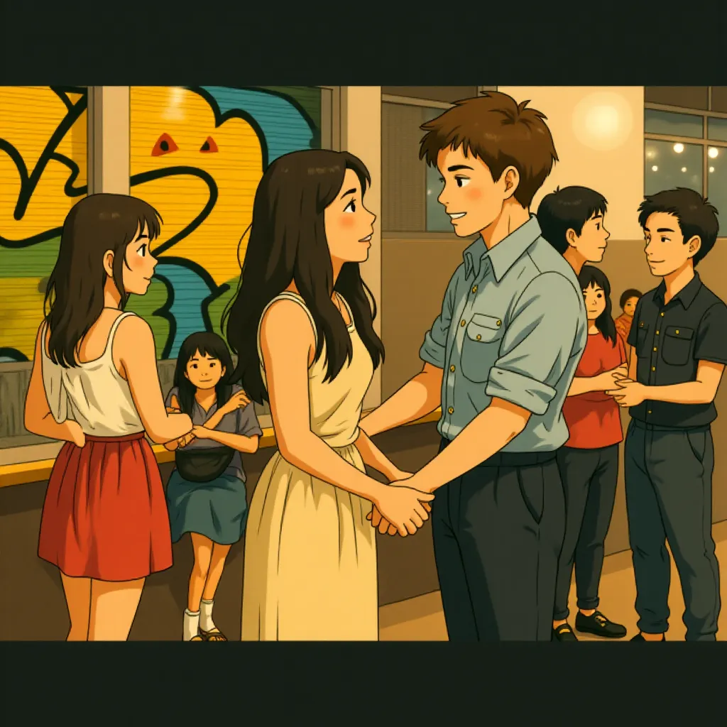 Kristen Stewart and Robert Pattinson in The Twilight Saga: Breaking Dawn - Part 1 (2011) - Anime style