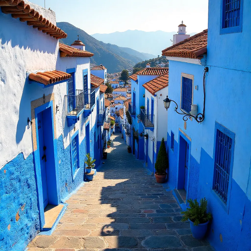 Vibrant Blue Rooftops of Chefchaouen