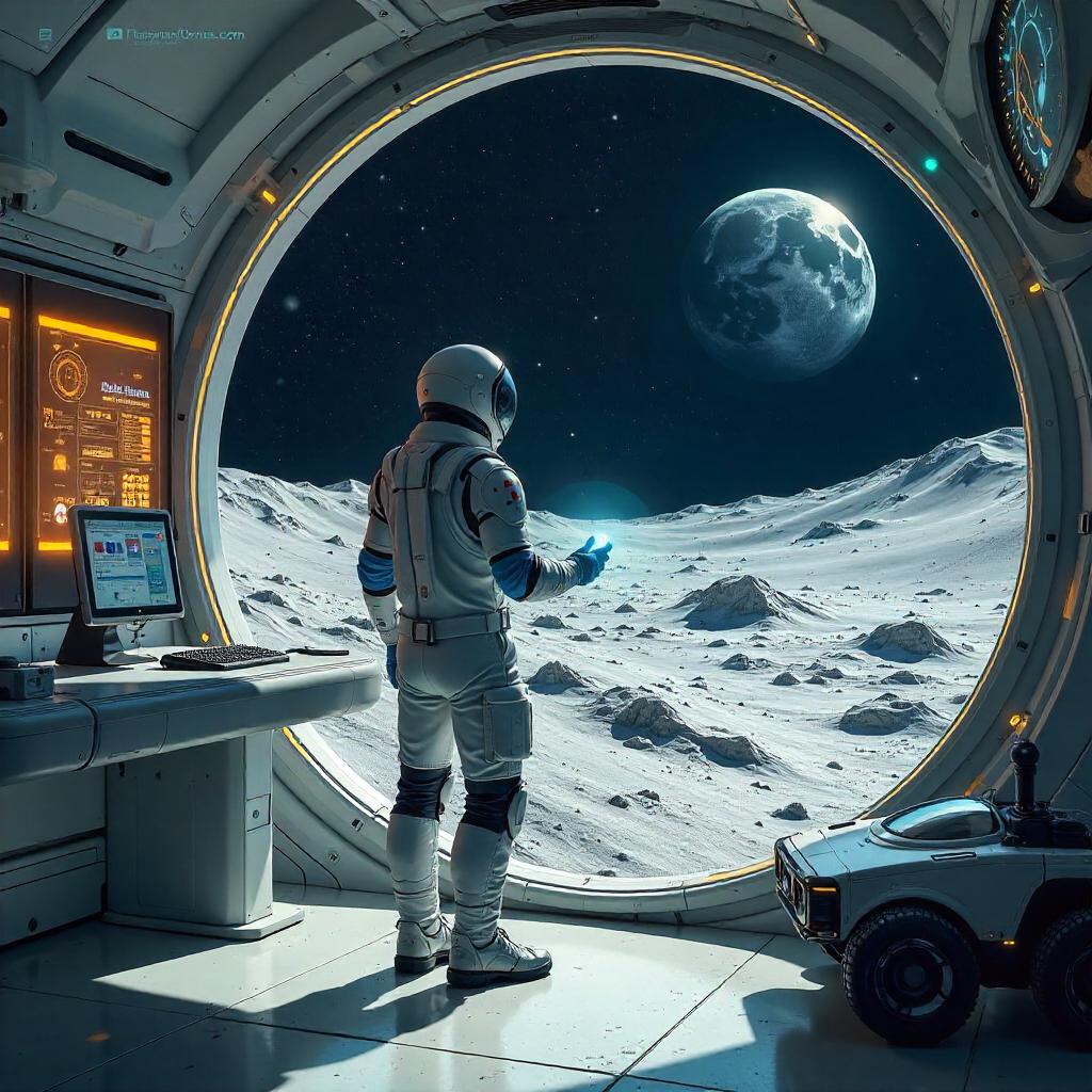 Lunar Doctor: Concept Art on the Moon