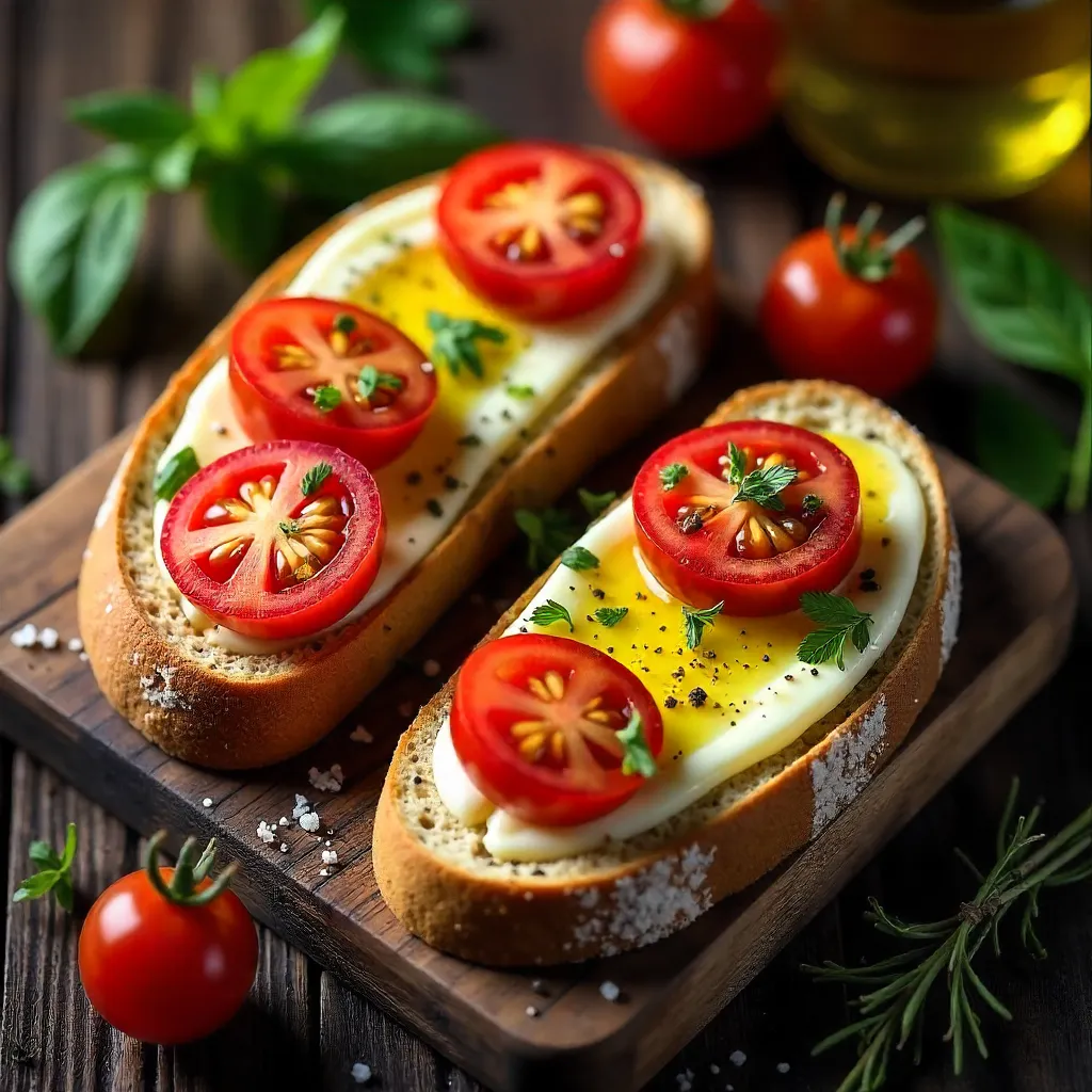 Artful Multi-Grain Bread with Tomatoes & Herbs