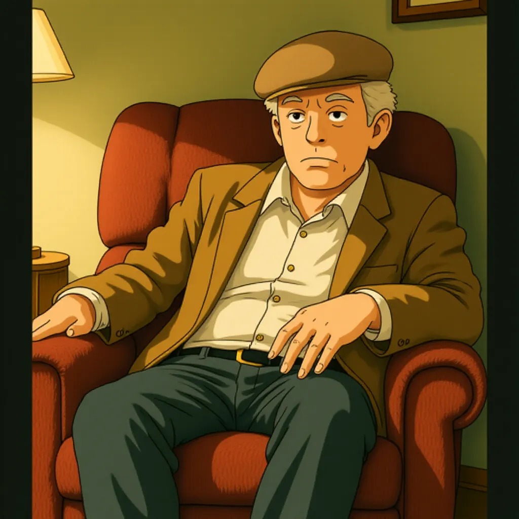 Nick Nolte in Warrior (2011) - Anime style