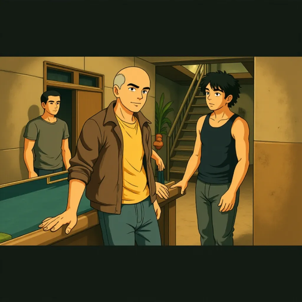 Wood Harris and Tamer Burjaq in Dredd (2012) - Anime style