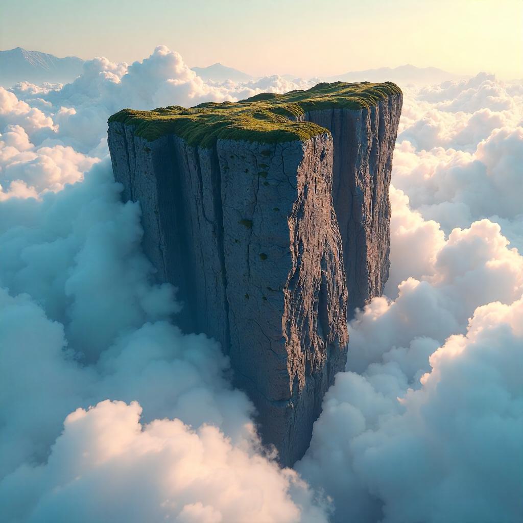 Floating Cliff: Cloudbound Concept Art