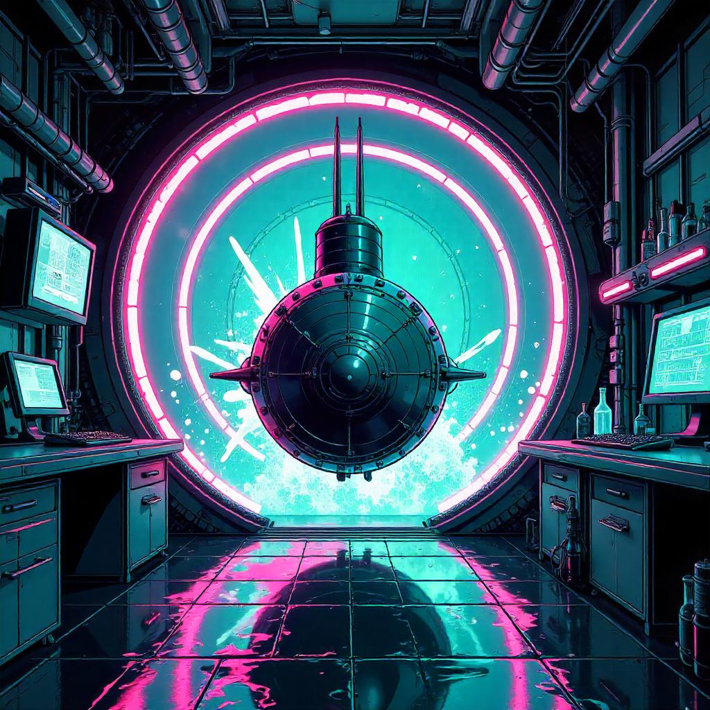 Submarine Through the Portal: Comic Lab Adventure