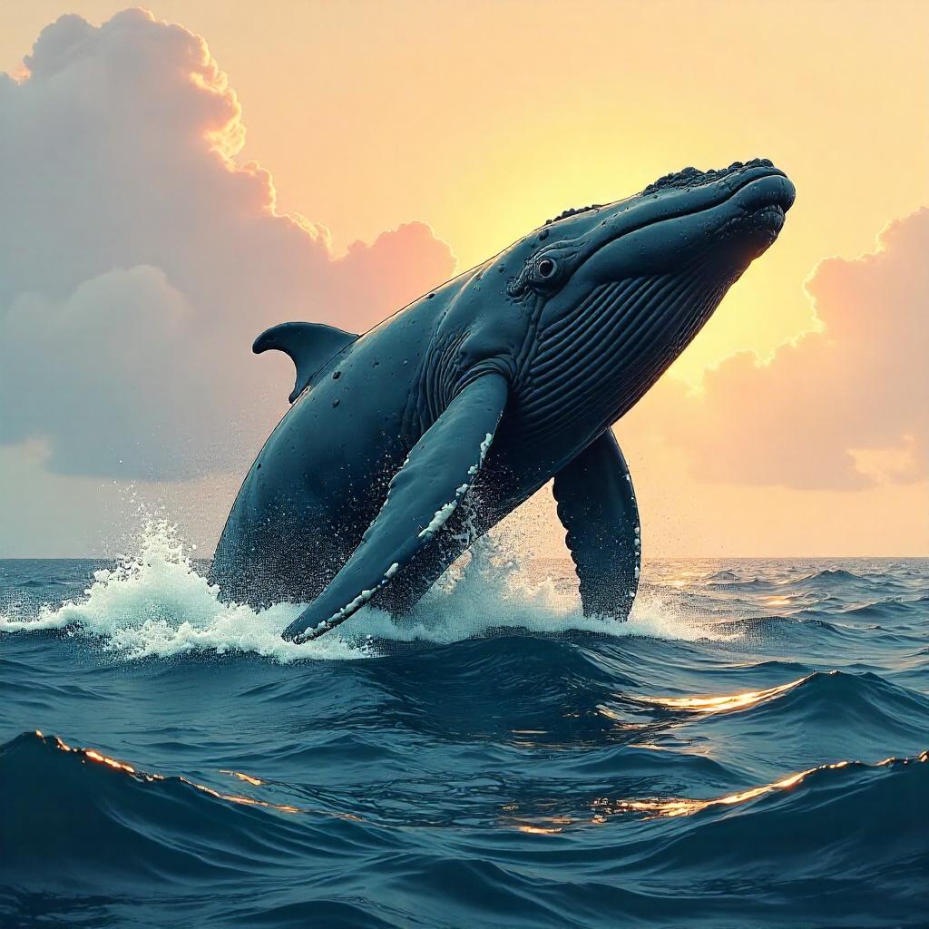 Whale in the Morning Mist: Comic-Book Splash