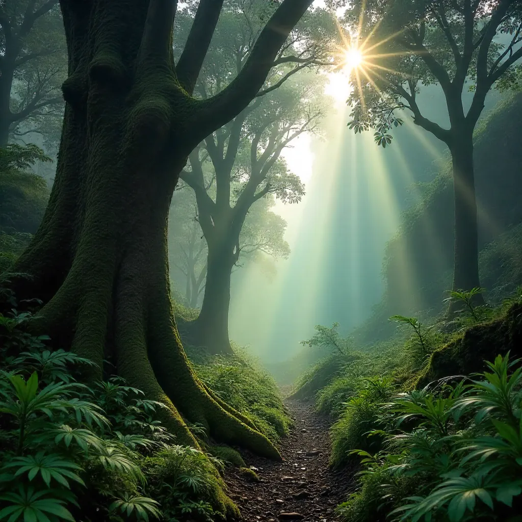 Mist-Wrapped Laurisilva Forest of Madeira