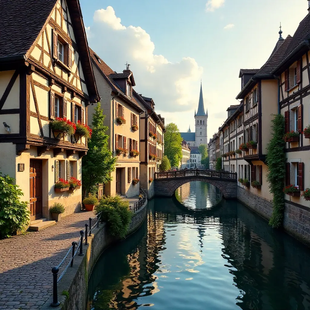 Timber-Framed Strasbourg: Historic Citiescape