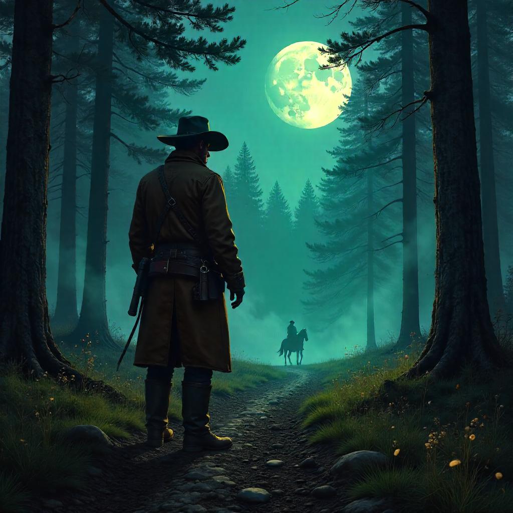 Midnight Cowboy in a Dark Forest