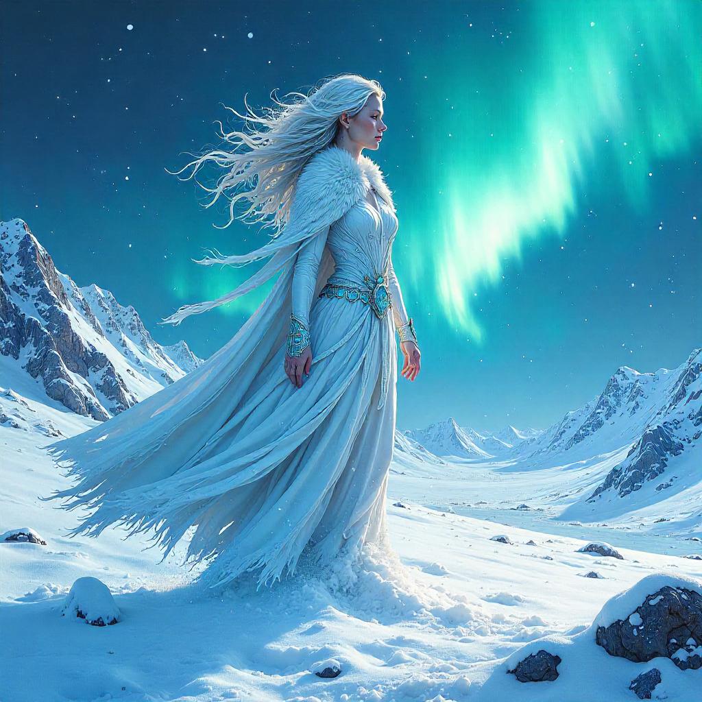 Nymph of the Tundra: Arctic Comic Guardian