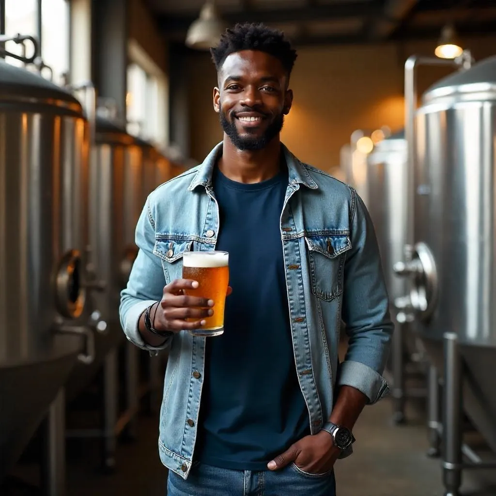 Photorealistic Portrait at a Craft Brewery