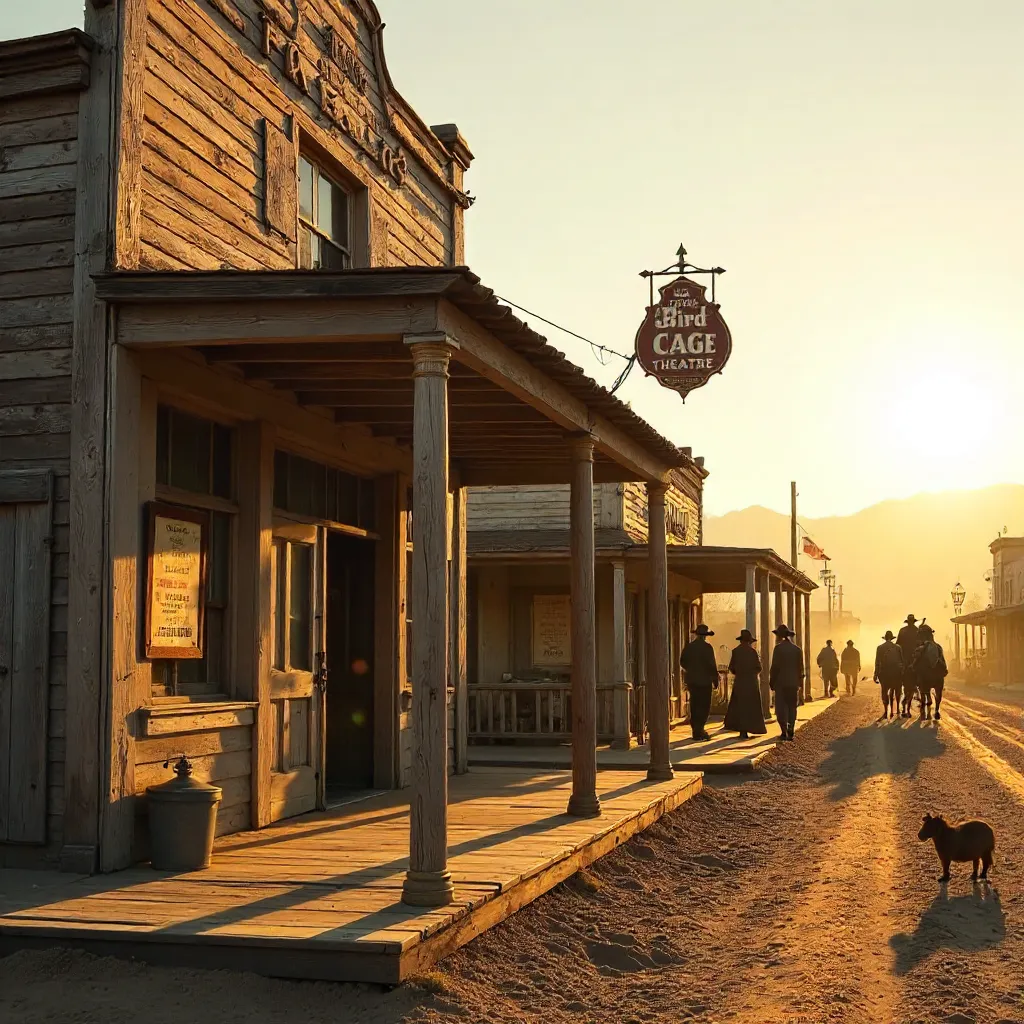 Wild West Exterior: Bird Cage Theatre, Tombstone