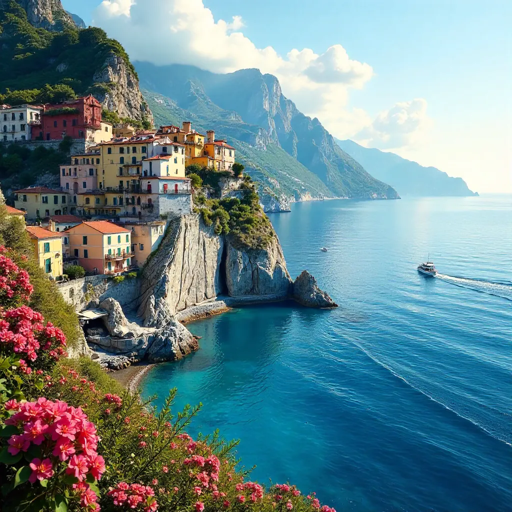 Capri Coast: Cliffs, Azure Waters, Summer Escape