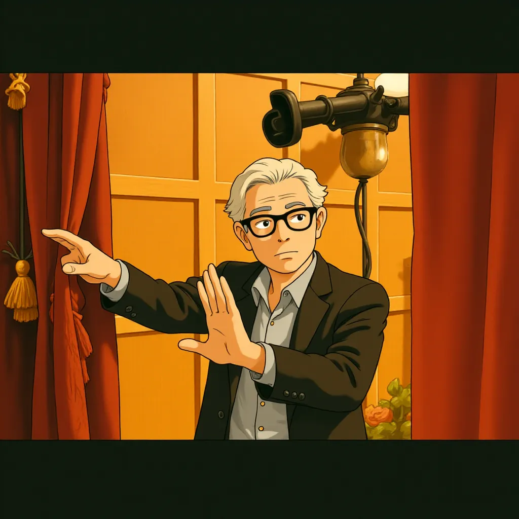 Martin Scorsese in Shutter Island (2010) - Anime style