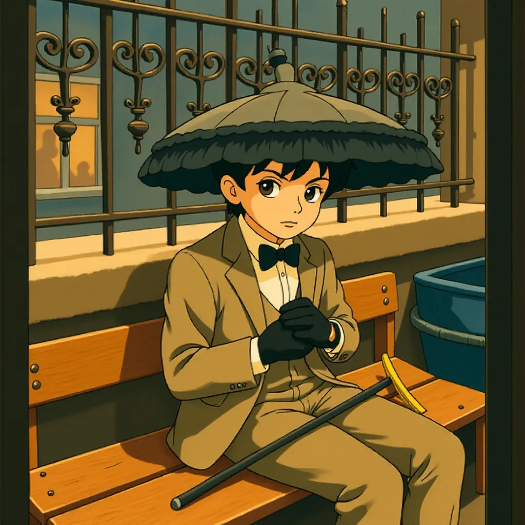 Mark Ruffalo in Poor Things (2023) - Anime style