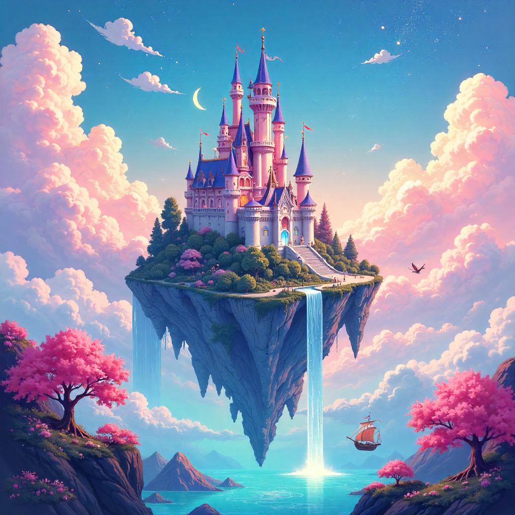 Dreamworld Anime Castle Above the Clouds