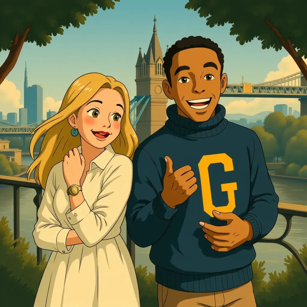 Cameron Diaz and Jamie Foxx at an event for Back in Action (2025) - Ghibli style