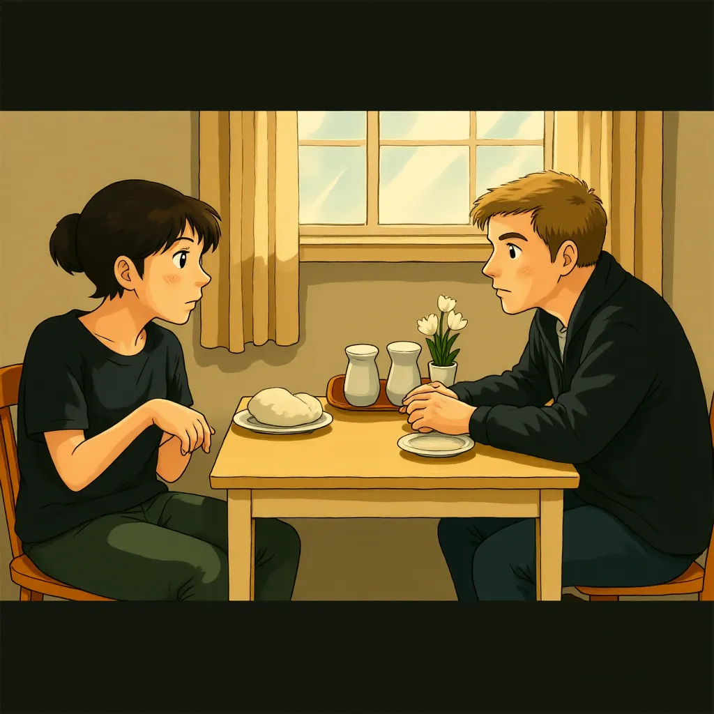 Daniel Craig and Rooney Mara in The Girl with the Dragon Tattoo (2011) - Anime style